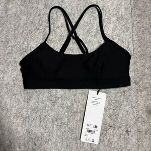 ALO Yoga Black Cross-Back Sports Bra